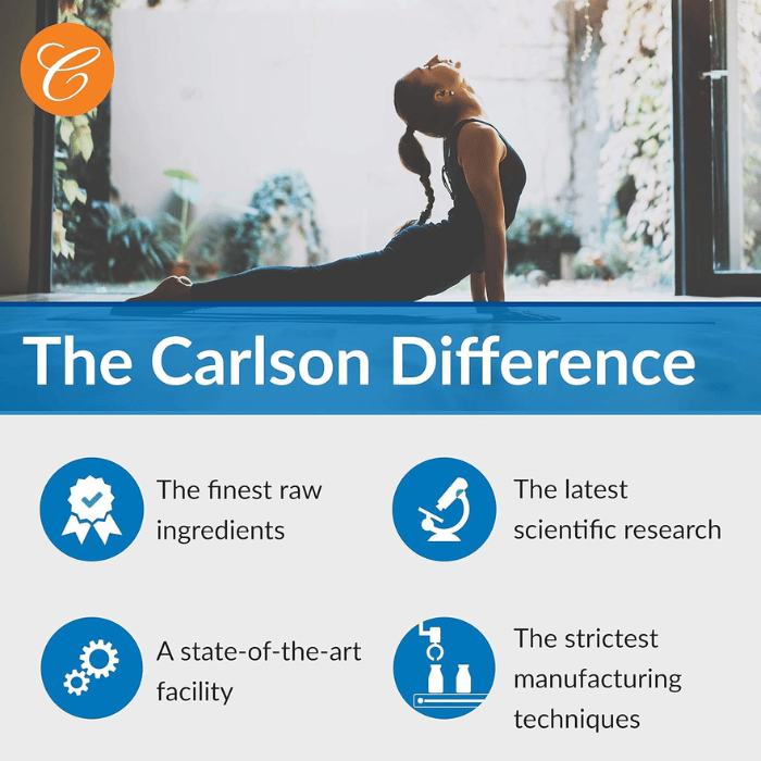 Carlson Magnesium 200Mg 90 Tabs