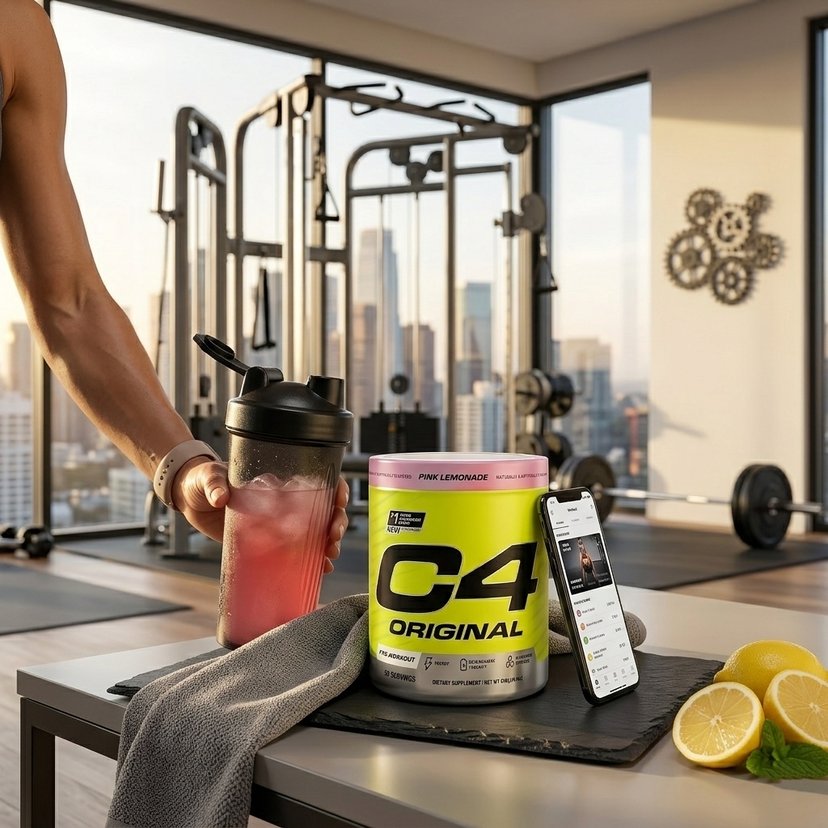 Cellucor C4 Original Pre-Workout Pink Lemonade 470g, Energy, Strength and Endurance, 50 Servings