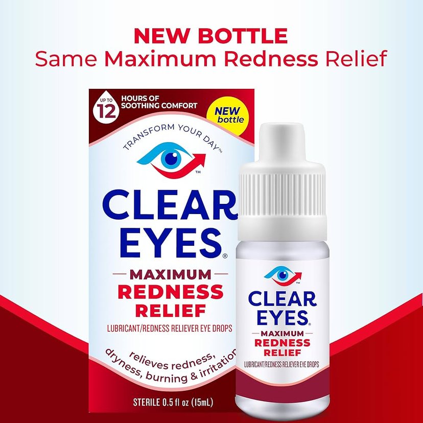 Clear Eyes Redness Relief Drops 15 ml