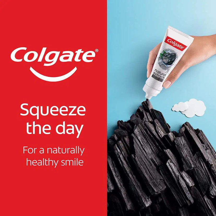 Colgate Tooth Paste Natural Extract Activated Charcoal 75ml