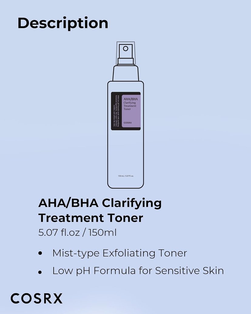 Cosrx AHA/BHA Clarifying Treatment Toner 150ml