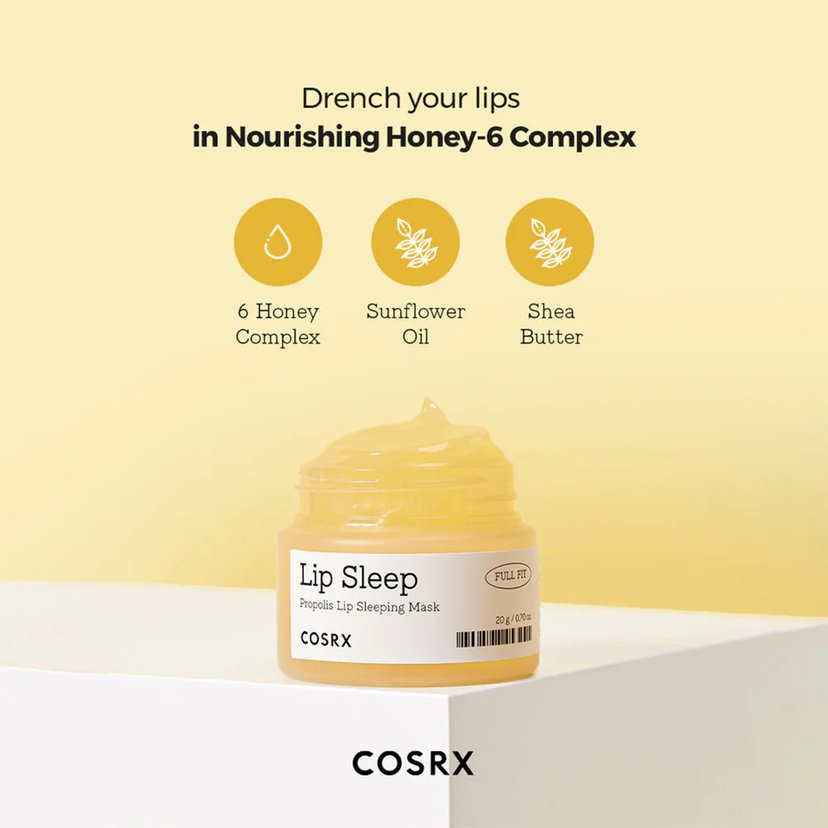 Cosrx Full Fit Propolis Lip Sleeping Mask 20g