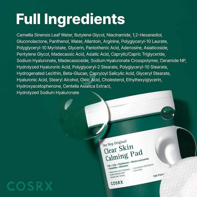 CosRx One Step Original Clear Skin Pad 280ml 100's