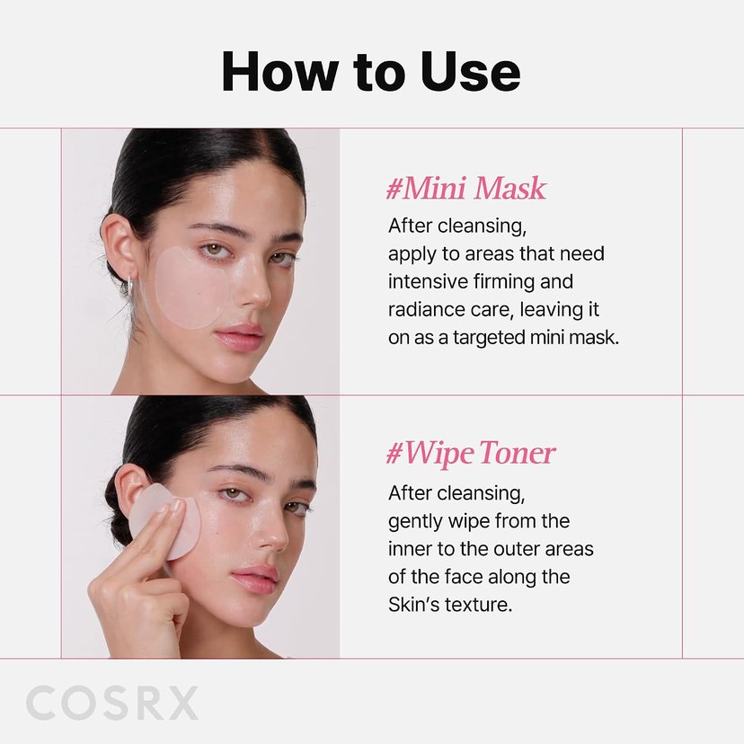 CosRx One Step Original Peptide Glow Pad 300ml 100's