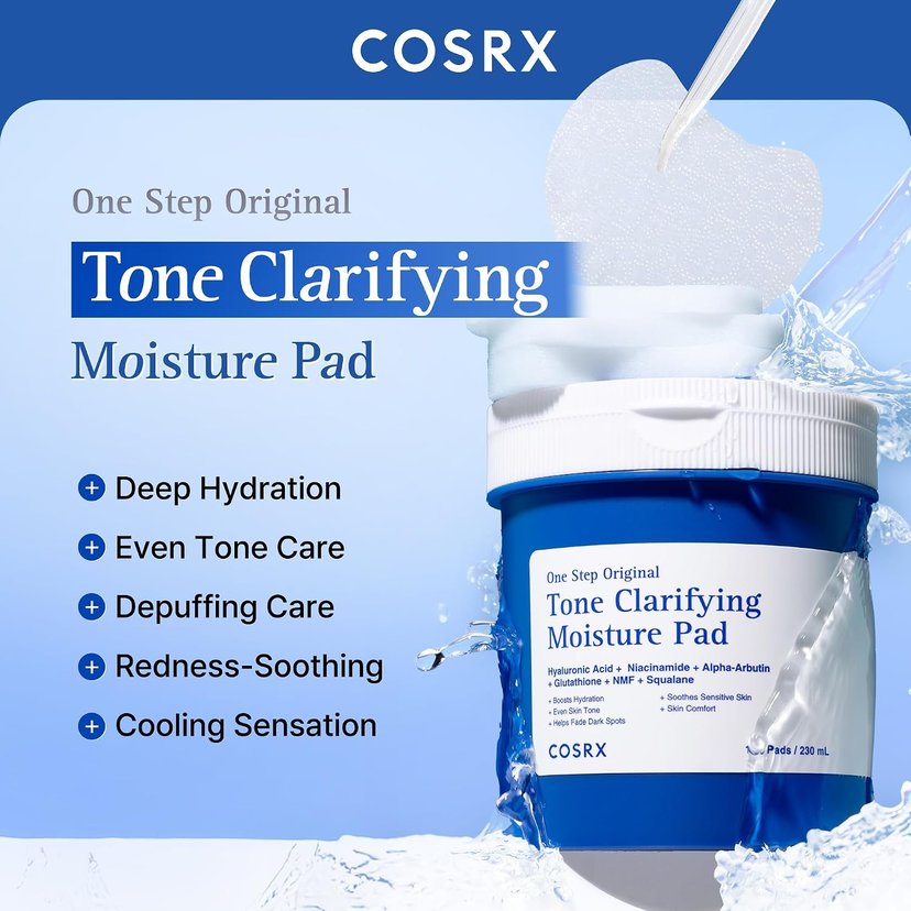 CosRx One Step Original Tone Clarifying Pad 230ml 100's