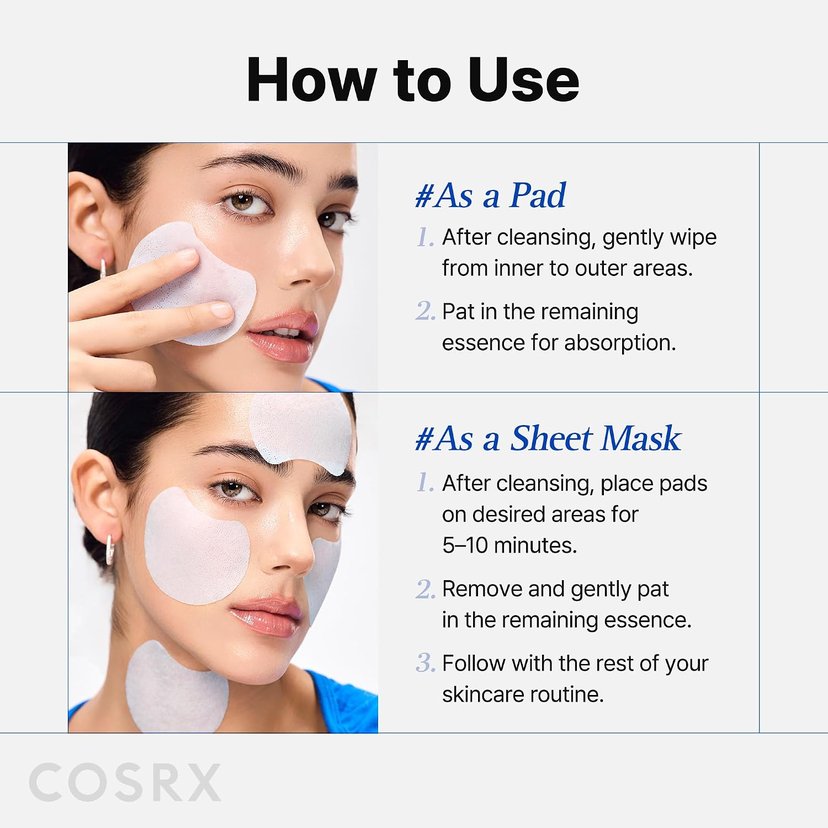 CosRx One Step Original Tone Clarifying Pad 230ml 100's
