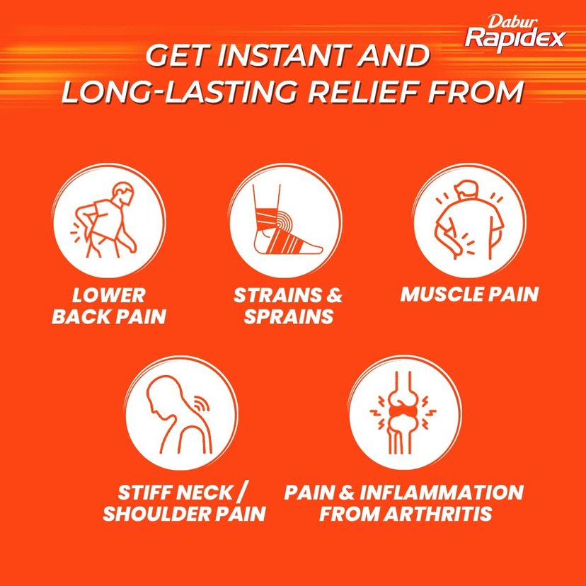 Dabur Rapidex Muscle Pain Relief Patch 10s