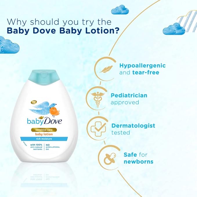 Dove Baby Sensitive Rich Moisture Lotion 400ml