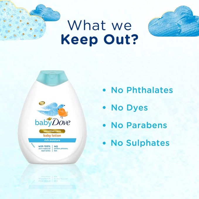 Dove Baby Sensitive Rich Moisture Lotion 400ml