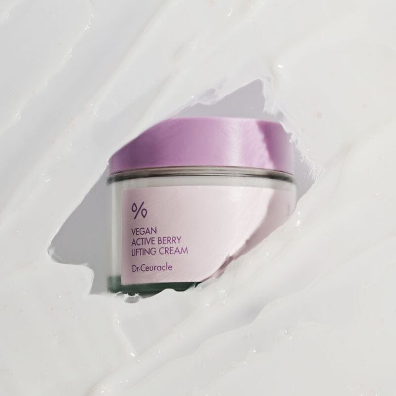 Dr. Ceuracle Vegan Active Berry Lifting Cream, Firming Moisturizer for Elastic, Plump Skin, 75g