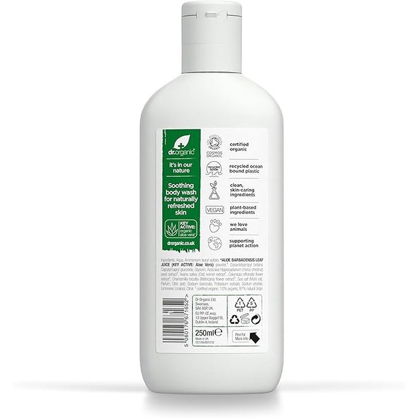 Dr.Organic Aloe Vera Bodywash-250ml
