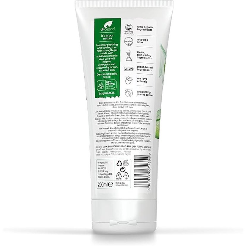 Dr. Organic Aloe Vera Gel 200ml