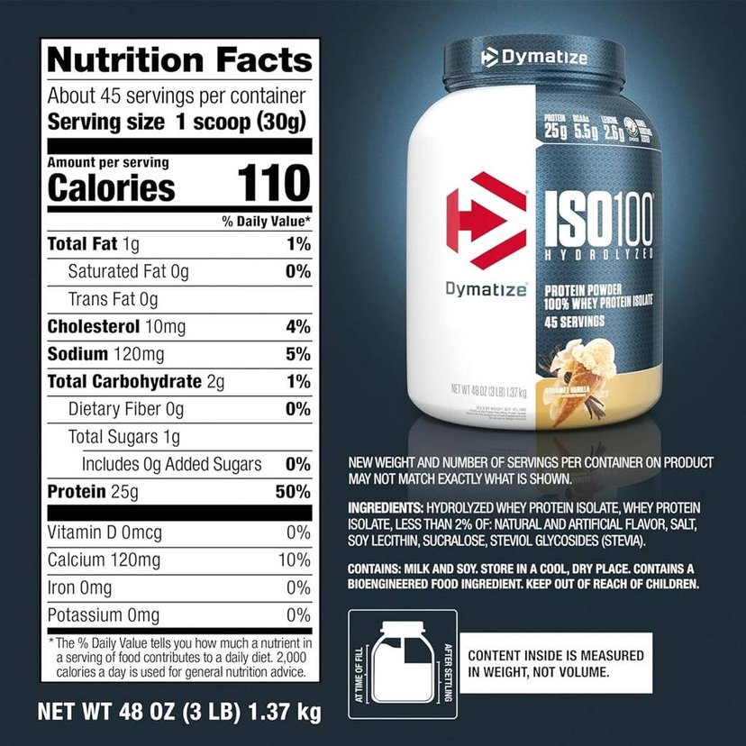 Dymatize Iso 3 Lb Vanilla