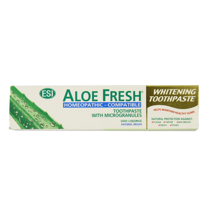 ESI Aloe Fresh Whitening Homeopathic Toothpaste 100ML