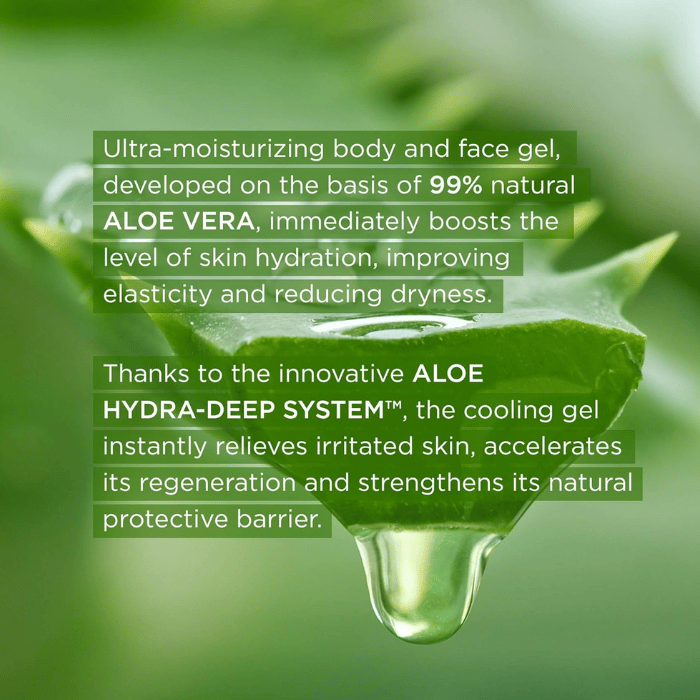 Eveline 99% Natural Aloe Vera Body & Face Gel 250ml