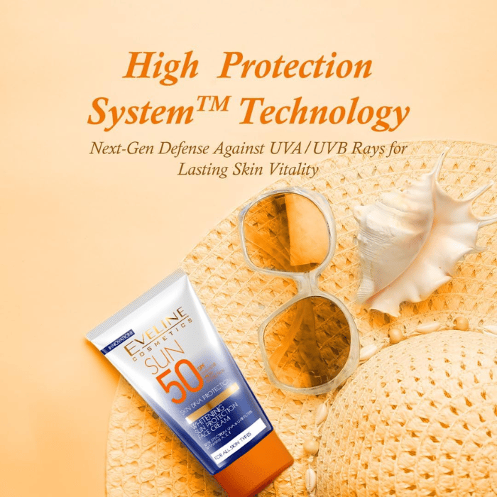 Eveline Sun Care (SPF50+) Whitening Face Cream 50ml