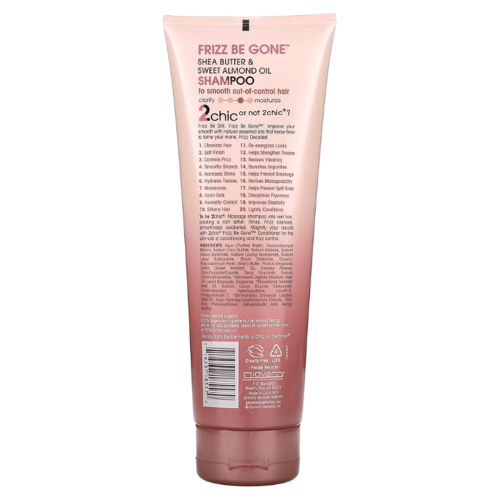 Giovanni 2Chic Frizz Be Gone Shampoo 8.5 Oz