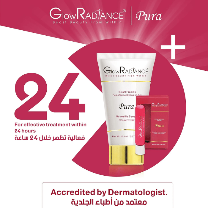 Glowradiance Pura Foaming Cleansing 150ml
