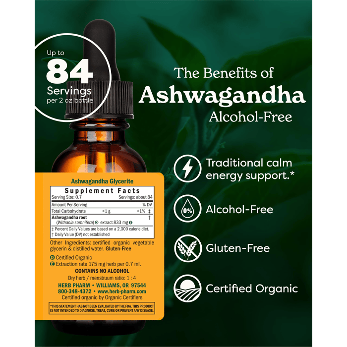 Herb Pharm Ashwagandha Glycerite 2oz