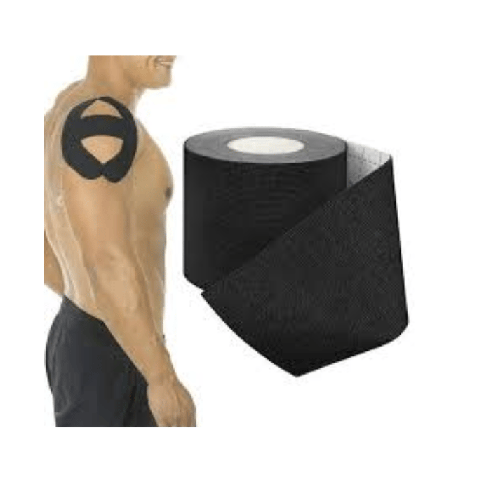 Hercules Kinesiology Tape Black 1 Roll
