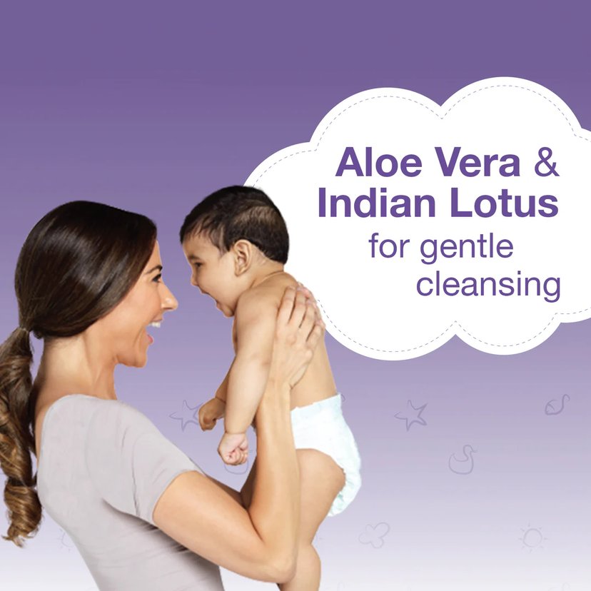 Himalaya Gentle Cleansing Baby Wipes 56s