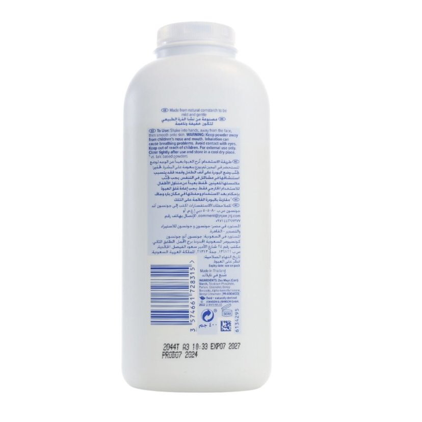 Johnson & Johnson Baby Natural Powder 400g
