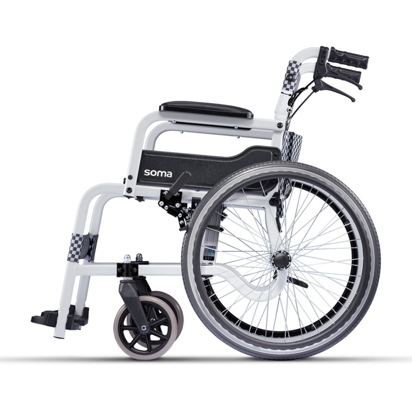 Karma Soma 105 Wheel Chair 18'16-Whitet-Black-7 22F: Sm-150.5