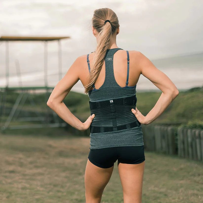 Kedley Aero-Tech Neoprene Back Support W/ Stays & Belts