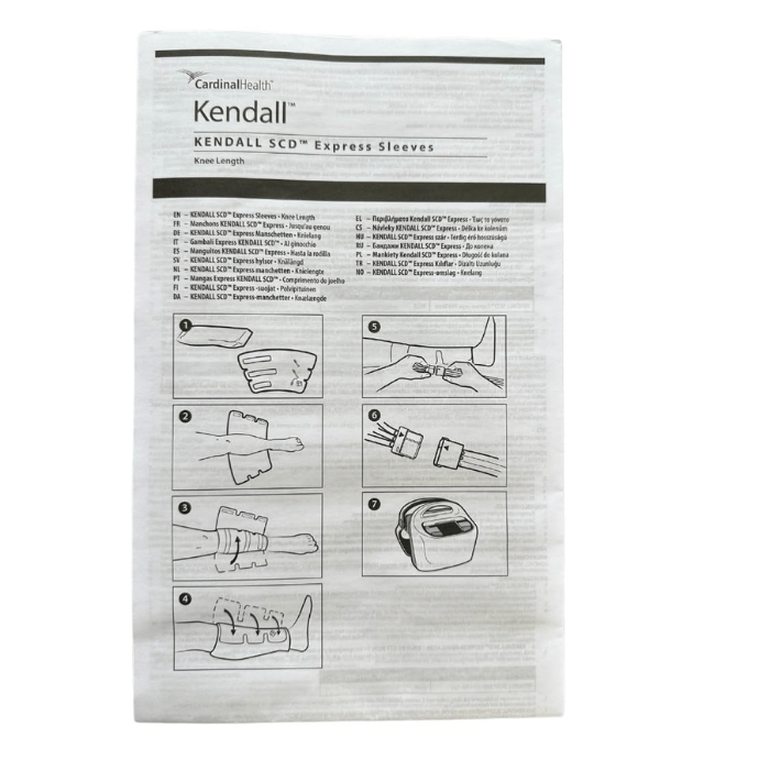 Kendall SCD Express Sleeves Thigh Large 3 Pairs 73013