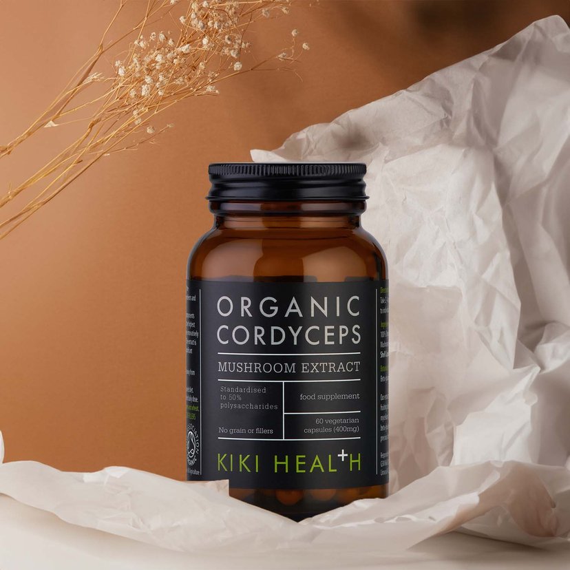 KIKI Health Organic Cordyceps Vegetarian Capsules 60's