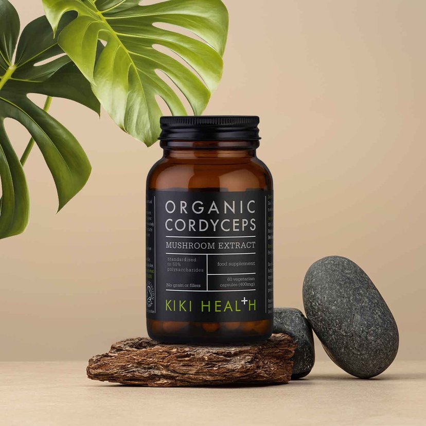 KIKI Health Organic Cordyceps Vegetarian Capsules 60's