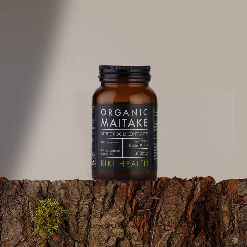 KIKI Health Organic Maitake Mushroom Extract Vegetarian Capsules 60's