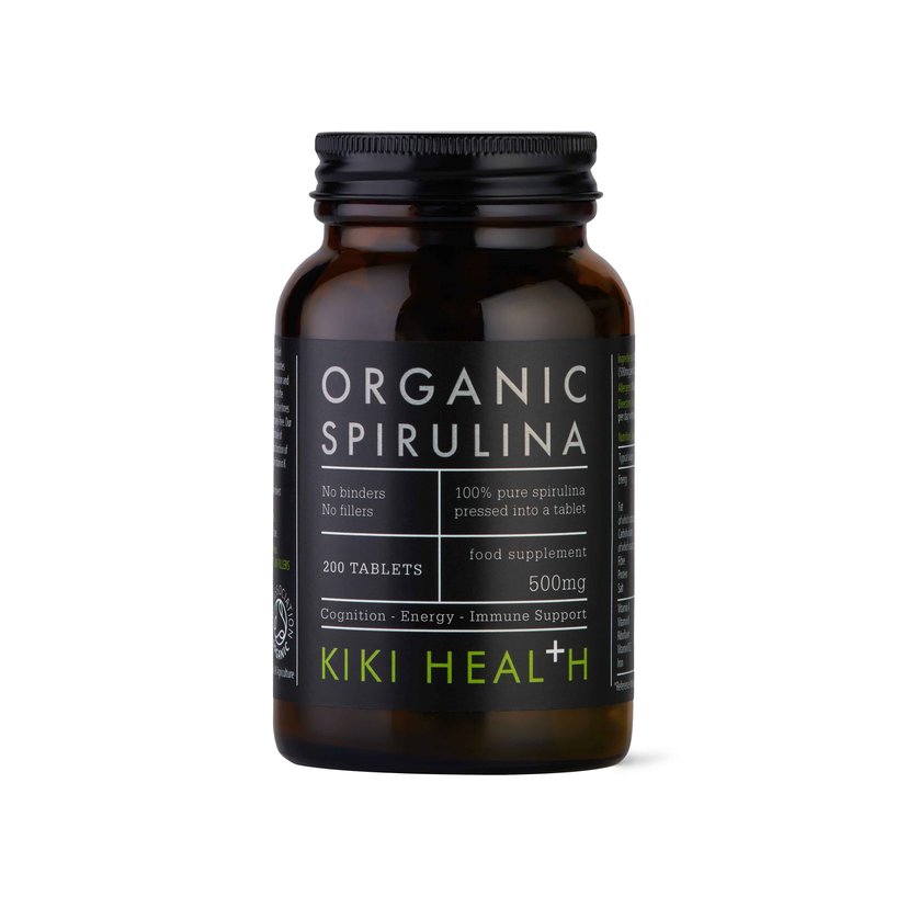 KIKI Health Organic Spirulina 200 Tablets