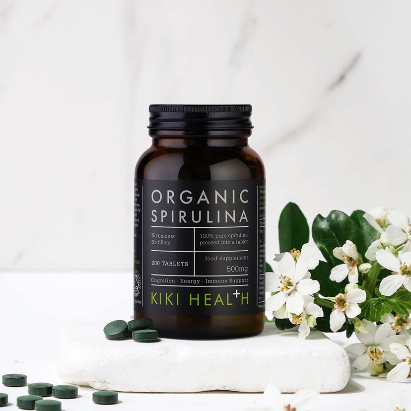 KIKI Health Organic Spirulina 200 Tablets