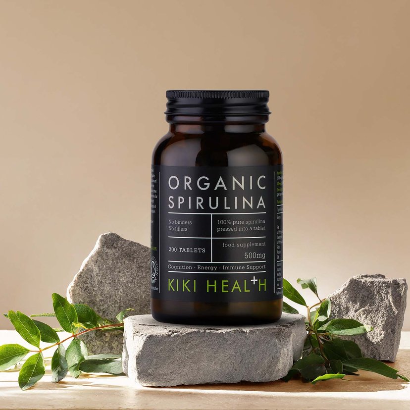 KIKI Health Organic Spirulina 200 Tablets