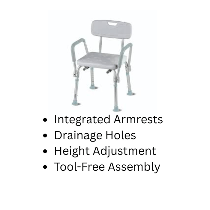 Kaiyang Shower Chair With Armrest KY798LQ-A