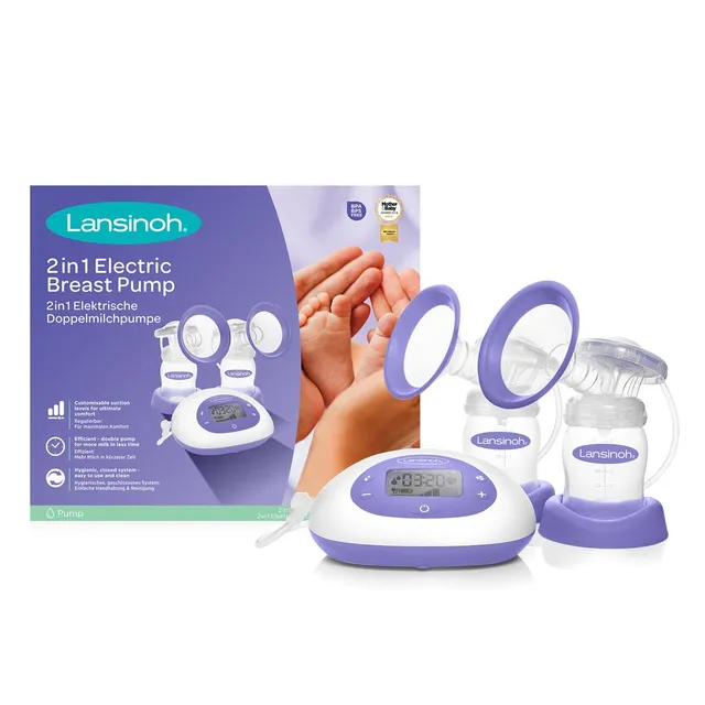 Lansinoh 2 In 1 Electric Breast Pump