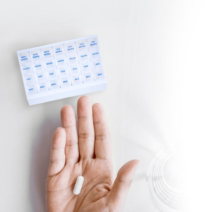 Life Weekly Pill Organiser W/ 7 Removable Dispensers