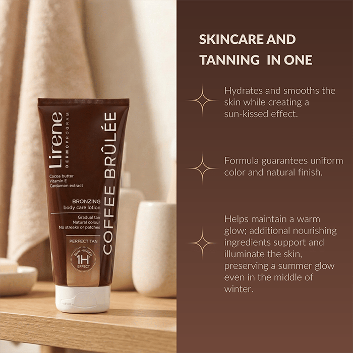 Lirene Bronzing Vegan Coffee Brulee Body Lotion 200ml