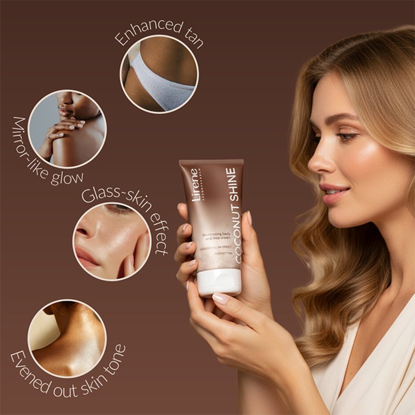 Lirene Perfect Tan Vegan Coconut Shine Cream 150ml