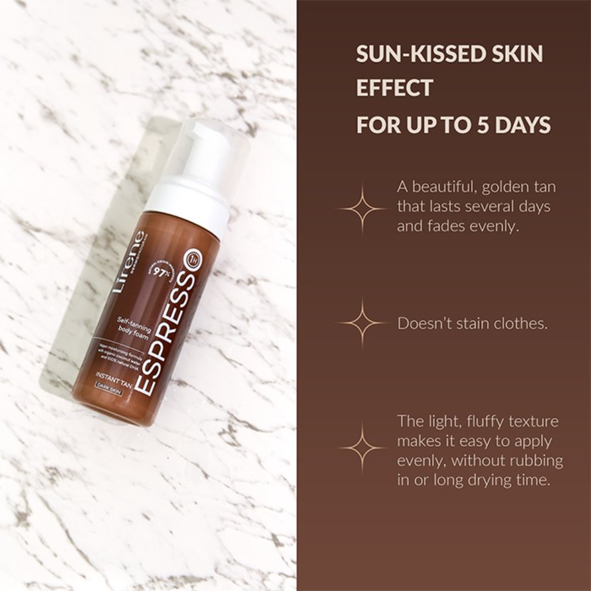 Lirene Self-Tanning Vegan Body Foam Espresso 150ml