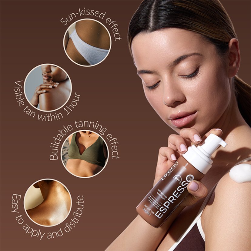Lirene Self-Tanning Vegan Body Foam Espresso 150ml