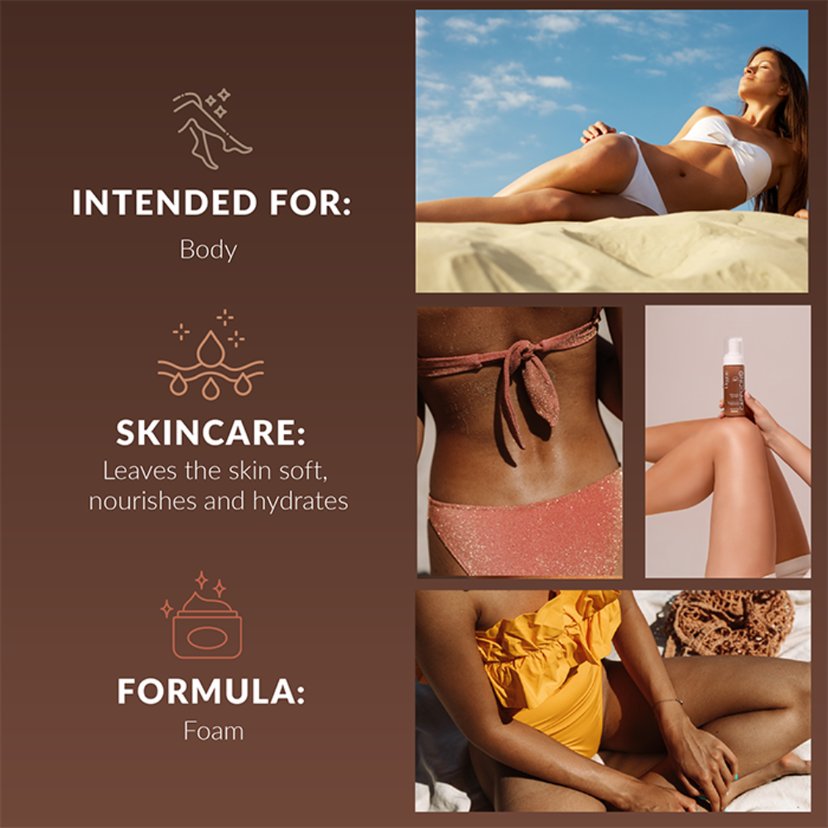 Lirene Self-Tanning Vegan Cappucino Body Foam 150ml