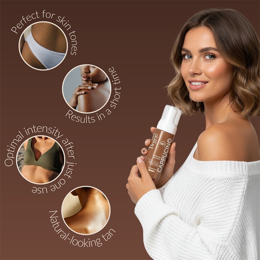 Lirene Self-Tanning Vegan Cappucino Body Foam 150ml