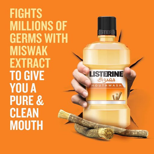 Listerine Miswak Mouthwash 250ml