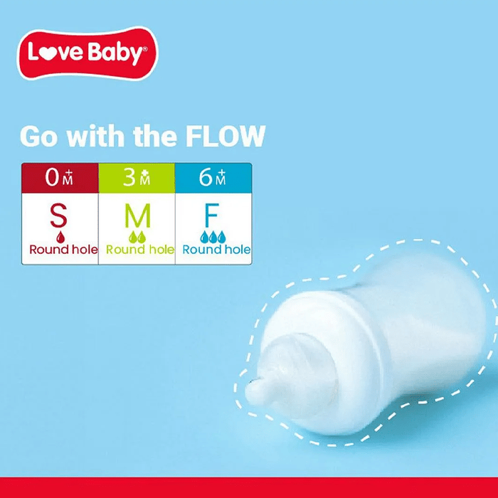 Love Baby Natural Feeding Bottle Slow Flow 120ml