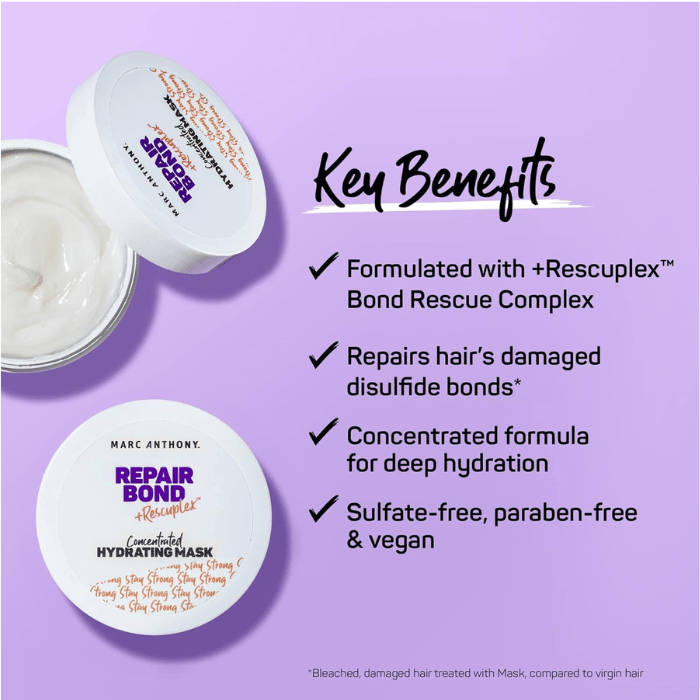 Marc Anthony Repair Bond + Rescuplex Hair Mask 227g