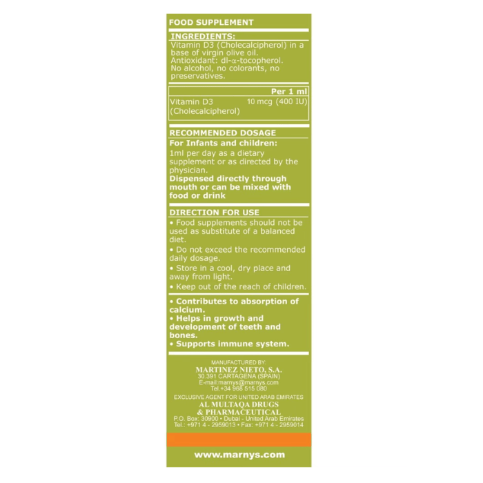 Marnys Marvit D Drops 30 ml