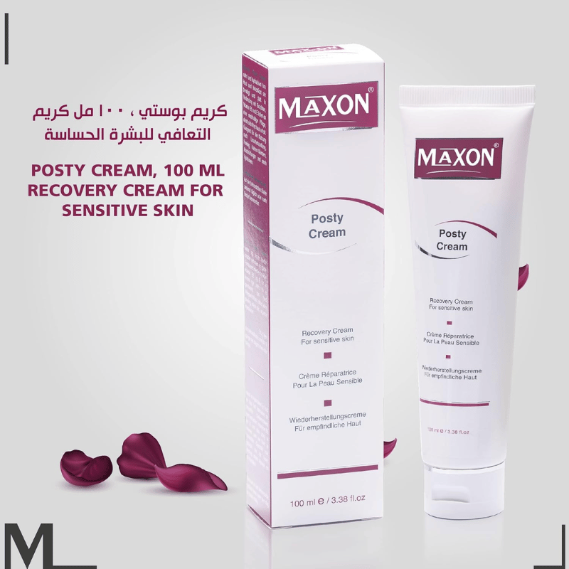 Maxon Posty Cream – Soothing Recovery Cream for Post-Laser, Peel & Sensitive Skin, Hydrating & Healing Formula 100ml