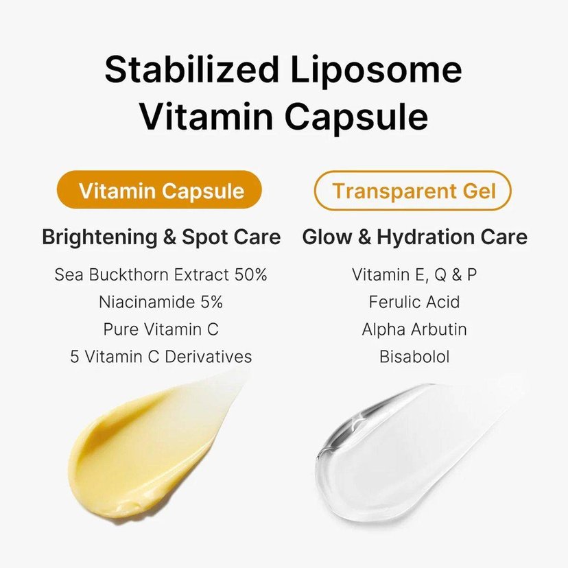 Medicube Deep Vita C Capsule Cream, Vitamin C, Niacinamide Brightening Moisturizer, 55g